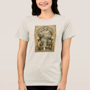 Stoel Tai Chi kat Tri-Blend Shirt