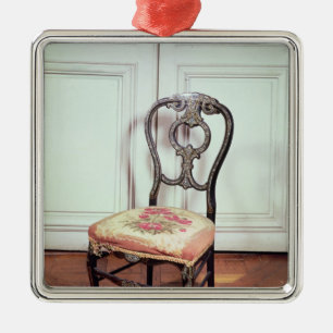 Stoel, tweede imperiale stijl metalen ornament