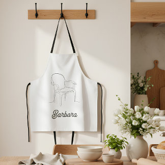 Stoel van Ondersteuning-Elegante Keukencadeau voor Schort
