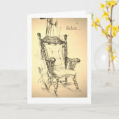 Stoel vergrendelen ! kaart (Gele Bloem)