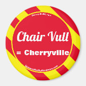Stoel Vull = Cherryville magneet (Voorkant)