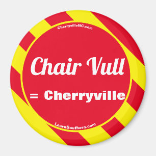 Stoel Vull = Cherryville magneet