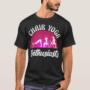 Stoel Yoga-enthousiasten Fitness Sereniteit T-shirt