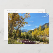 Stoelberg Briefkaart in Redstone, Colorado (Voorkant / Achterkant)