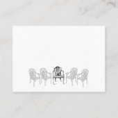 Stoelen Collectie Place Card Plaatskaartje (Achterkant)