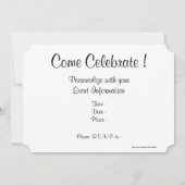 Stoelen op het Strand Kaart (Achterkant)