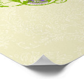 Stoelenplan Huwelijk Betoverde Bos Zijtak Poster (Hoek)