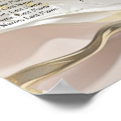 Stoelindeling | Etherische Kustlijn Turquoise Ocea Poster (Hoek)