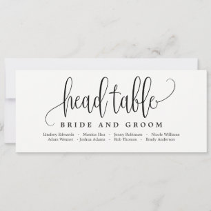 Stoelindeling Hoofdtabelkaart - Lieflijke Calligra Kaart
