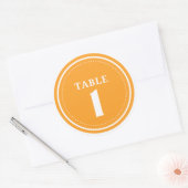 Stoelindeling Label (Envelop)