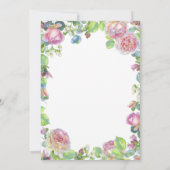 Stoelindeling Tafelkaart Mooie Calligrafie Kaart (Achterkant)