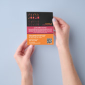 Stoelpictogrammen - Meubelwinkel Verkoop Flyer (Hand)