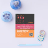 Stoelpictogrammen - Meubelwinkel Verkoop Flyer (Enkel)