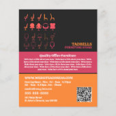 Stoelpictogrammen - Meubelwinkel Verkoop Flyer (Voorkant)