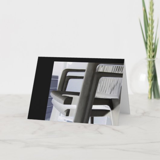 Stoelwervels van kunststof kaart (Voorkant)