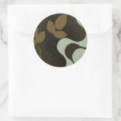 stoep van kopa afgerond ronde sticker (Tas)