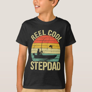 Stoer Coole Stiefvader Visserij Cadeaus Voor Vader T-shirt