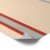 Stoer klein schip poster (Hoek)