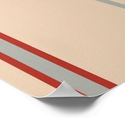 Stoer klein schip poster (Hoek)