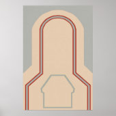 Stoer klein schip poster (Voorkant)