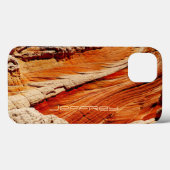 Stoer Robuust Zuidwesten Naam Bruin Tan Abstract Case-Mate iPhone Case (Achterkant (horizontaal))