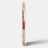 Stoer Robuust Zuidwesten Naam Bruin Tan Abstract Case-Mate iPhone Case (Achterkant / Links)