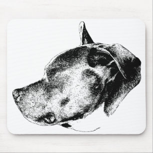 stoere aanwezigheid pitbull muismat