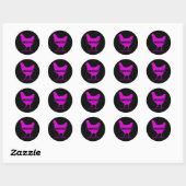 Stoere Chick Fibromyalgia Warrior - Bewustzijn Ronde Sticker (Vel)