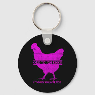 Stoere Chick Fibromyalgia Warrior - Bewustzijn Sleutelhanger