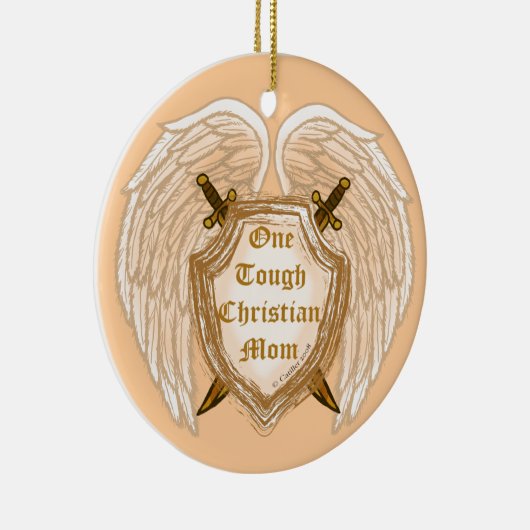 Stoere Christelijke moeder ornament (Rechts)