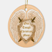 Stoere Christelijke moeder ornament (Links)