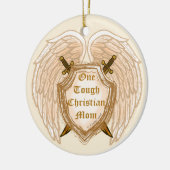 Stoere Christelijke moeder ornament (Links)