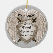 Stoere Christelijke oma ornament (Voorkant)