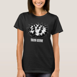 Stoere Cookie zwart-wit T-shirt