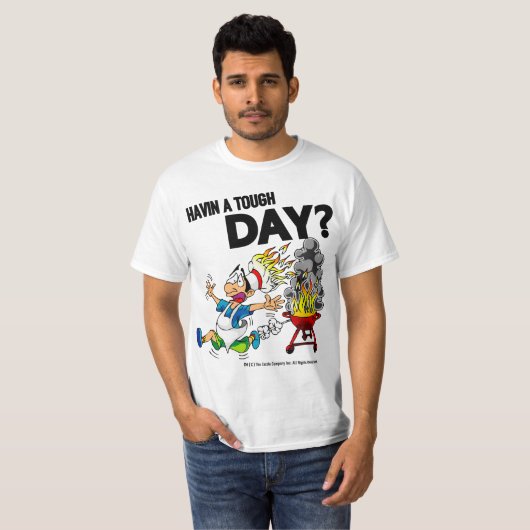 "Stoere dag" Grappig T-shirt (Voorkant volledig)