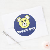 Stoere Jongen Schattig Beer Gezicht Sticker (Envelop)