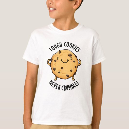 Stoere koekjes nooit afbrokkelen grappige voedsel  t-shirt (Voorkant)