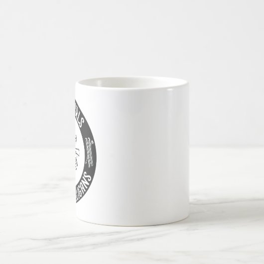 Stoere meisjes dragen Halligans Grappige brandweer Koffiemok (Center)