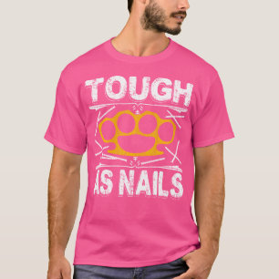 Stoere nagels als Workou MMA Training Bodybuilding T-shirt