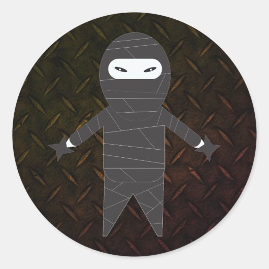 Stoere Ninja Fighter Mailing Stickers (Voorkant)