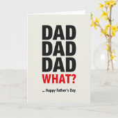 Stoere Papa Wat een Vaderdag kaart (Gele Bloem)