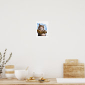 Stoere Tabbykat Cartoon Poster (Keuken)
