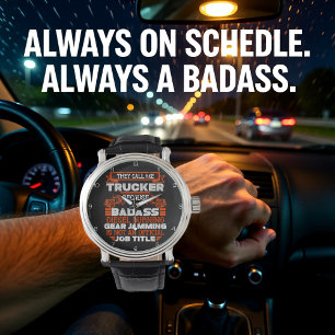 Stoere Vrachtwagenchauffeur: Geen Officiële Titel Horloge