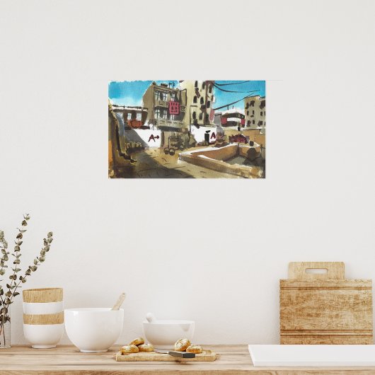 Stof 2 CSGO Originele Waterverf Poster (Keuken)