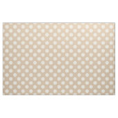 Stof: Beige en witte haarpunten Stof (Yard (91,4 cm))