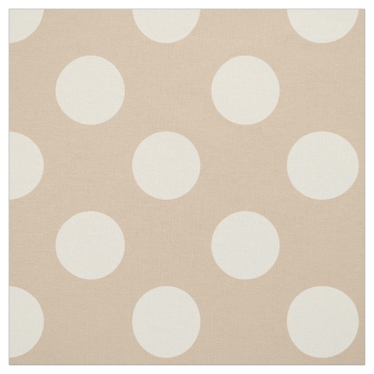Stof: Beige en witte haarpunten Stof (Swatch)