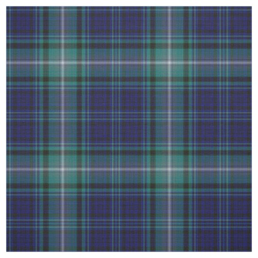Stof - Blauw en groen - Tartan (Swatch)
