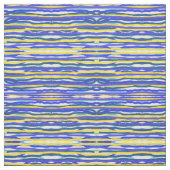 Stof - Blauw/Lavendel/Gele Strepen (Swatch)