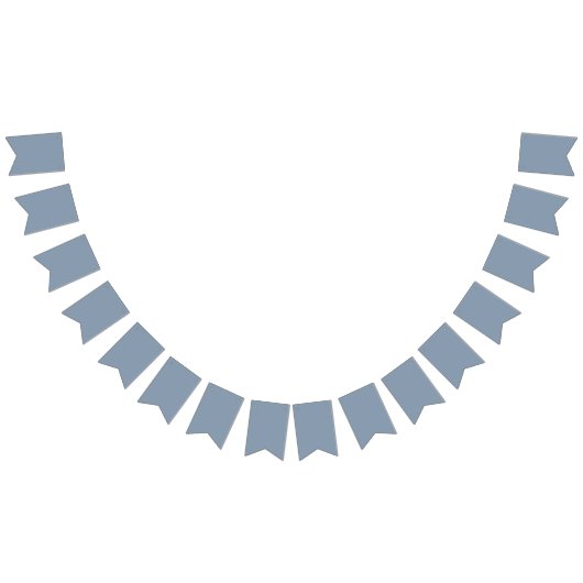 Stof Blauw Vlaggetjes (Alle)