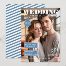 Stof Blauw & Zacht Wit Tijdschrift Trouwfoto